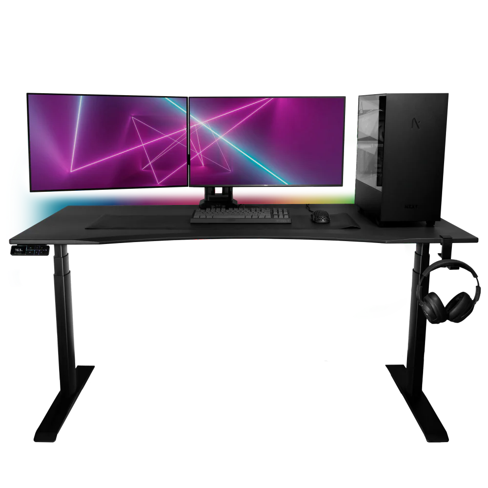 Gold Gaming Desk Bundle